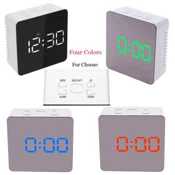 

TS-S70 Multifunctional Mirror Digital LED Square Mirror Clock With Temperature
