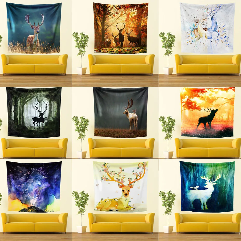 

KANCOOLD 2019 New Fashion Cute Printing Tapestry Outdoor Summer Beach Throw Mat Towel Polyester Rectangle Blanket