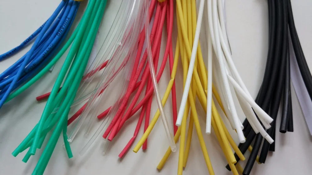 70pcs 6" 2mm Wire Wrap Assortment Set Heat Shrinkable Shrink Tube