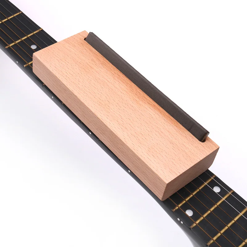 

Maple Wood Block Guitar Tool 153mm Chamfering Fine Grind Cutting Edge Tools DX88