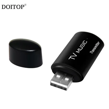 

DOITOP Mini Portable Wireless Audio Bluetooth Transmitter Music Stereo Dongle Adapter For MP3 Headphone Apple TV PC Smart TV A3