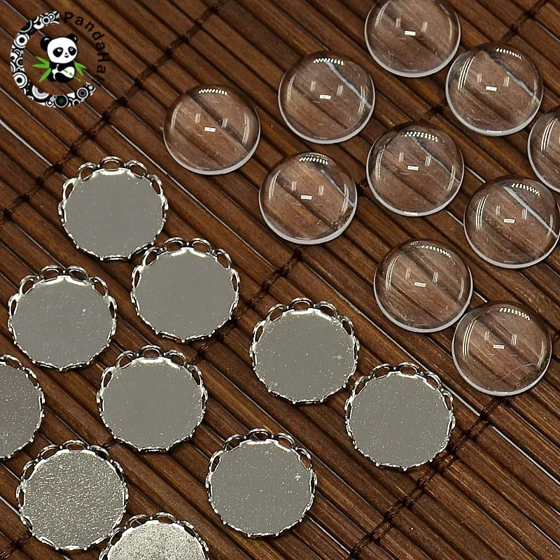 Прозрачная стеклянная лупа с купольным покрытием кабошона 10 мм для DIY кабошон