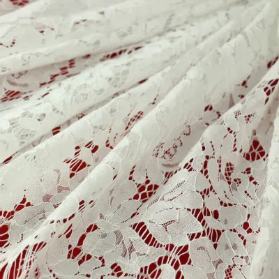 Высокое качество, 11 цветов, хлопок, ткань для свадебного платья, ширина 150 см, 1 метр - Цвет: Off white