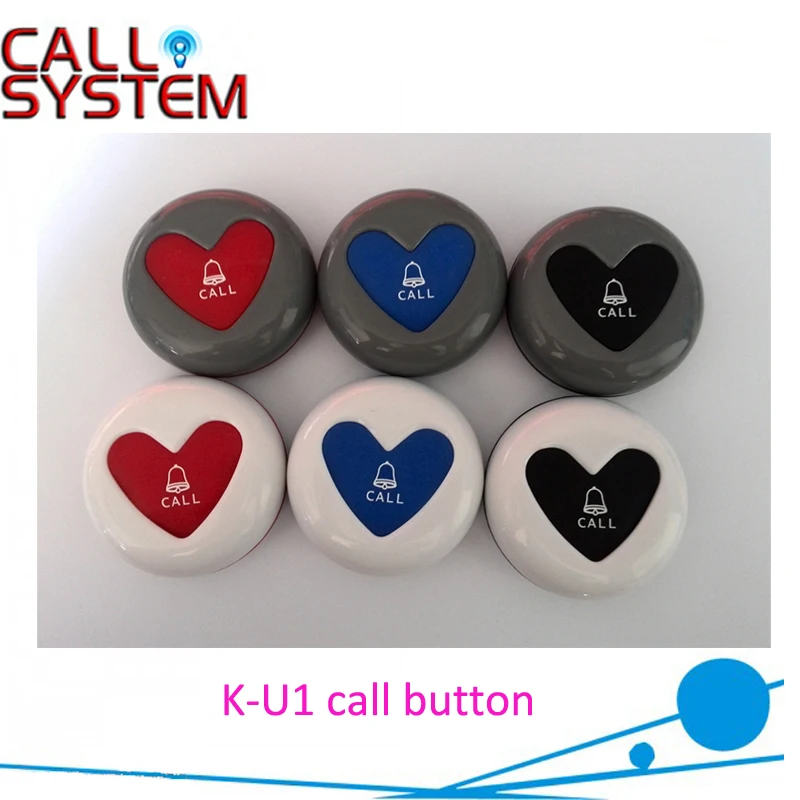 

Newest Wireless Transmitter Button K-U1 for service in restaurant cafe hotel