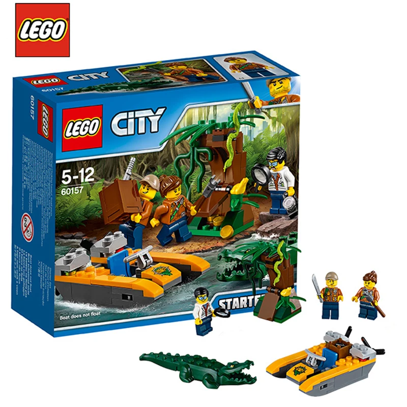 

LEGO High City Series 60157 Jungle Entry Set LEGO CITY Building Blocks DIY Toys Best Christmas Birthdays Gift For Kids