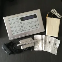 Высокое качество 1 комплект Швейцарский двигатель постоянная машинка для перманентного макияжа комплект интеллектуальный цифровой источник питания с иглами DHL