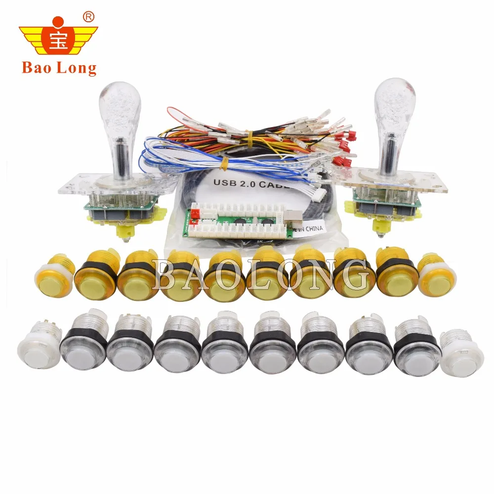 

LED Arcade DIY Kit LED USB Encoder to Joystick Arcade Game Parts for USB MAME Controller & Raspberry Pi Arcade Game Console DIY