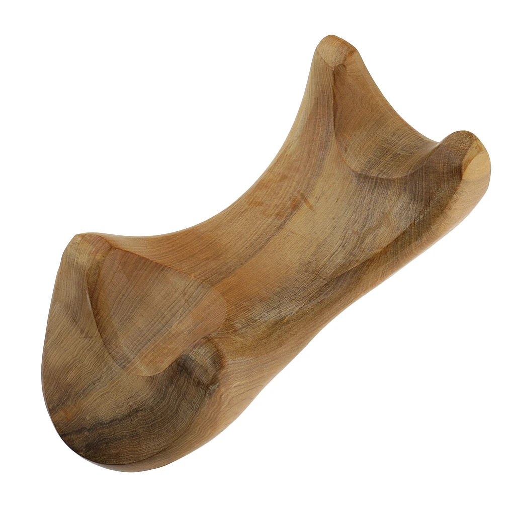 1 Pieces Natural Wood Guasha Full Body Scraping Massage Neck Trigger Point Massager