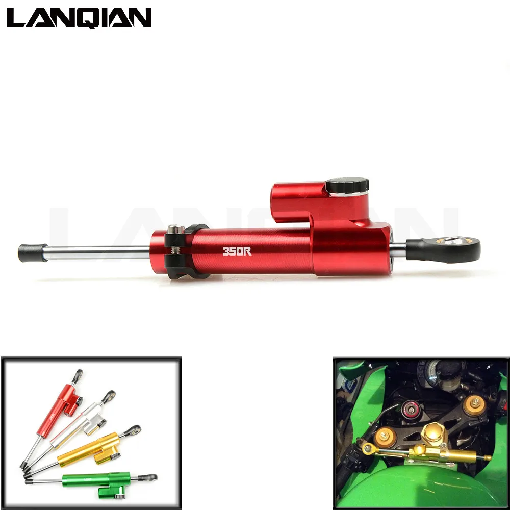 

Universal Aluminum Motorcycle Damper Steering Stabilize Safety Control For YAMAHA YFM350R YFM 350R YFM350R YFM 350 R RAPTOR