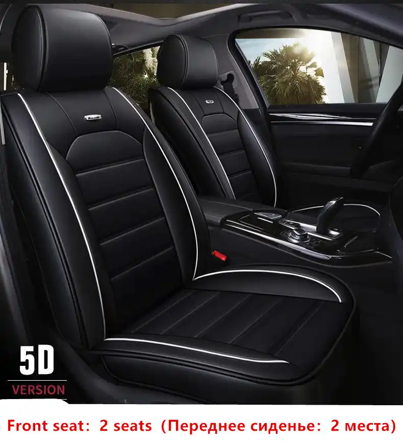 Suzuki Grand Vitara Delantero Par De Aspecto de Cuero Rojo Cubiertas de Asiento de Coche