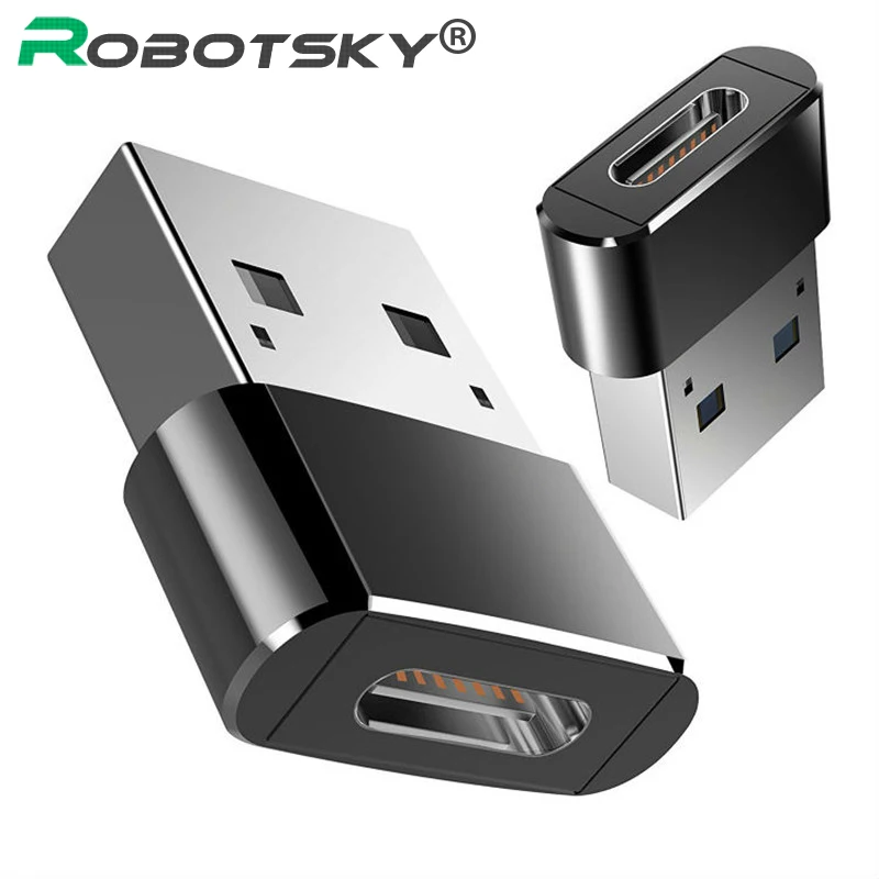 Тип C адаптер USB C женский к USB2.0 мужской конвертер тип-c OTG кабель для samsung Galaxy s8 s9 huawei P20