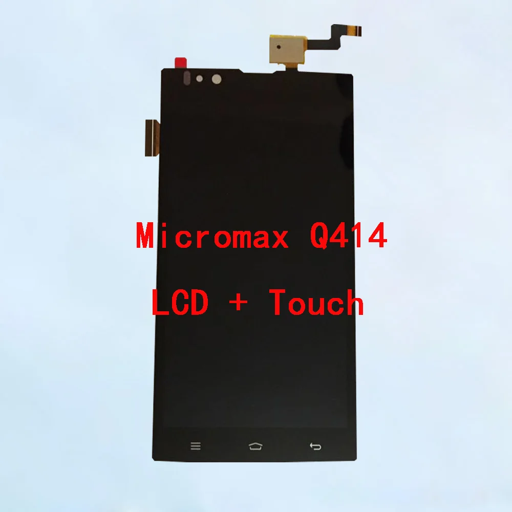 BINYEAE для Micromax Canvas Blaze 4G + Q414 ЖК-дисплей с кодирующий преобразователь сенсорного