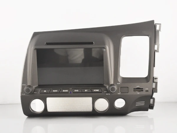 Top Android 8.1 quad core car dvd player media radio car audio wifi carplay gps dvr handfree headunit for HONDA CIVIC RHD 2006-2011 1