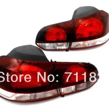 Вишенками красная задняя фара для Volkswagen VW Golf MK6