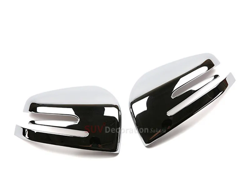 

New!! For Benz GLE W166 / Coupe C292 2015 2016 ABS Plastic Exterior Glossy Side Mirror Rearview Cover 2pcs
