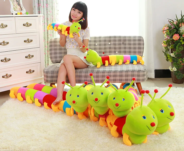 BSTAOFY Dropshipping 50CM Hot Sale Colorful Caterpillar Millennium Bug
