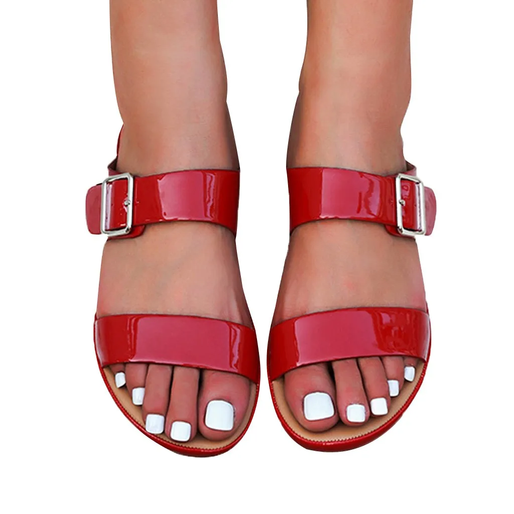 SAGACE Женская Удобная ортопедическая обувь с пряжкой; коллекция года; сезон лето; корейская мода; обувь на платформе с одним плечом; 6J10