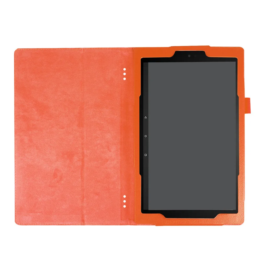 Для Amazon Kindle Fire HD 10 7th Gen Магнитная Кожаная подставка чехол из искусственной кожи чехол# H15 - Цвет: Orange