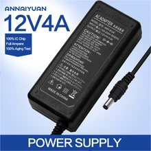 Hot 12V4A switching power supply,12 V4A LED Strip Power Adapter,12V 4A desktop power feed line