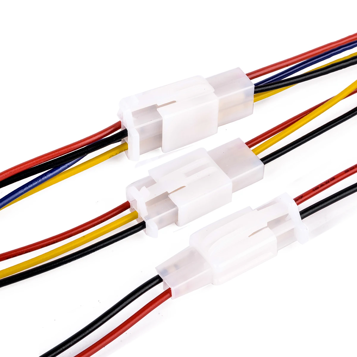 5pcs/set  Wire Connector Block Socket 2/3/4 Pin Male+Female Plug Car Terminal 2.8mm For Automotive
