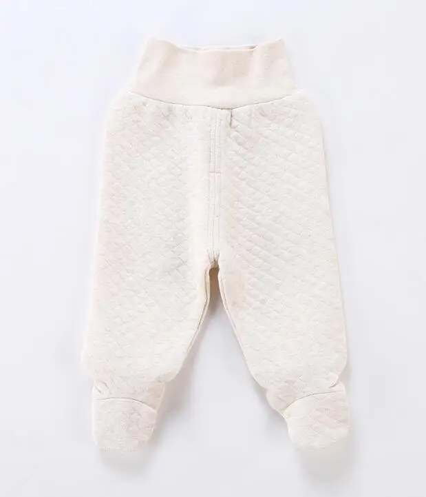 Штаны для малышей зимние плотные теплые детские леггинсы детские брюки для новорожденных брюки для маленьких мальчиков и девочек флисовая одежда для малышей брюки для новорожденных - Цвет: beige