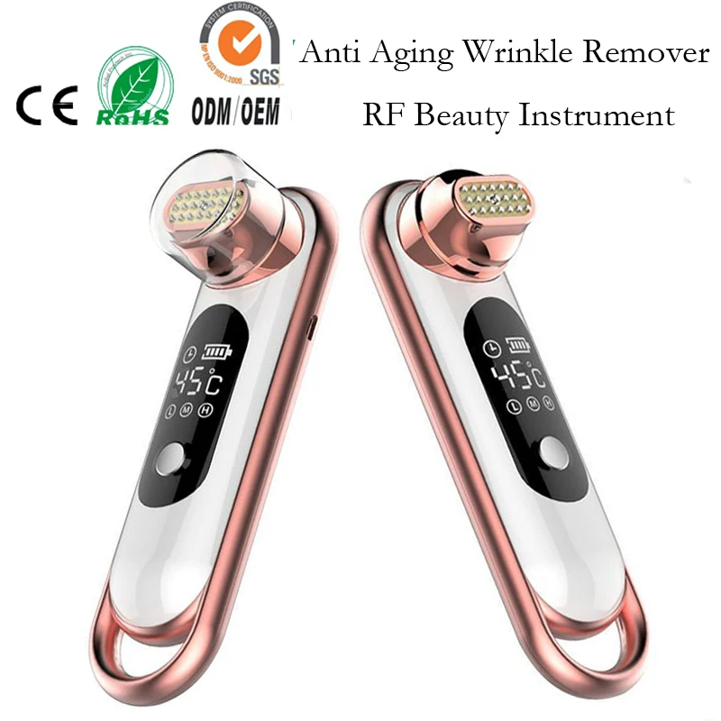 

Mini Bipolar rf Heating System Wrinkle Scar Removal Face Collagen Growth Tightening Skin Firming Facial Beauty Massager Machine