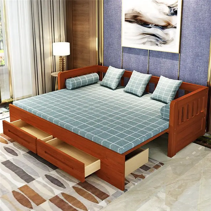 Home Recliner Moderna Couche For Moderno Para Mobili Per La Casa Wooden Retro Mueble De Sala Set Living Room Furniture Sofa Bed