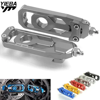 

CNC Motorcycle Rear Axle Spindle Chain Adjuster Blocks chain adjuster tensioners For YAMAHA MT09 MT-09 MT 09 TRACER FZ09 FJ09