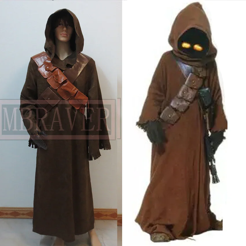 Звездные войны jawa взрослый костюм Индивидуальный заказ на Хэллоуин карнавальный костюм Индивидуальный заказ Любой Размер