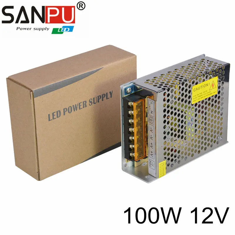 100W 12V 8A Маленький 2017 Новое прибытие ac dc 220V power supply 24v Один выход Для светодиодной