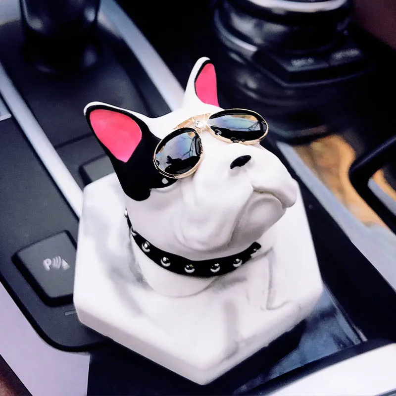 Cute-Car-Accessories-Animal-Ornaments-French-bulldog-For-Car-Decoration-Air-Freshener-Solid-Perfume-Car-styling-1