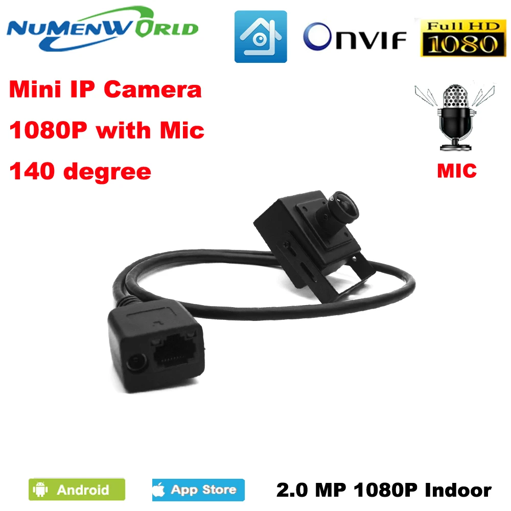 Wide angle lens 2.1mm IP camera 1080P 2.0MP HD webcam built in microphone CCTV Surveillance Video camera Indoor ONVIF P2P Wide angle lens 2.1mm IP camera 1080P 2.0MP HD webcam built in microphone CCTV Surveillance Video camera Indoor ONVIF P2P