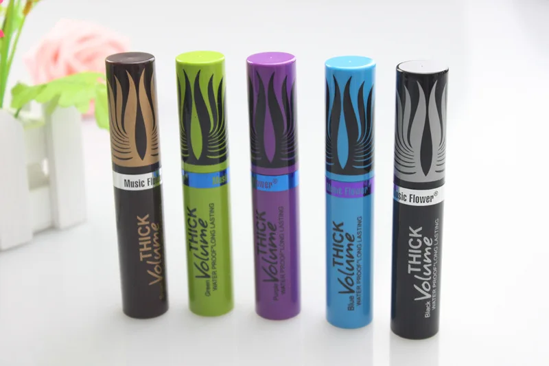 MK/EM001-08 Hot Sale Professional 5 Colors Volu Express Waterproof Extending Curling Beauty Pigmented Mascara Eye Lash Makeup | Красота и