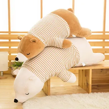 

New Style Cute Dress Plush Toy Bear Doll Home Decoration Long Pillow Gift for Kids Children Girl