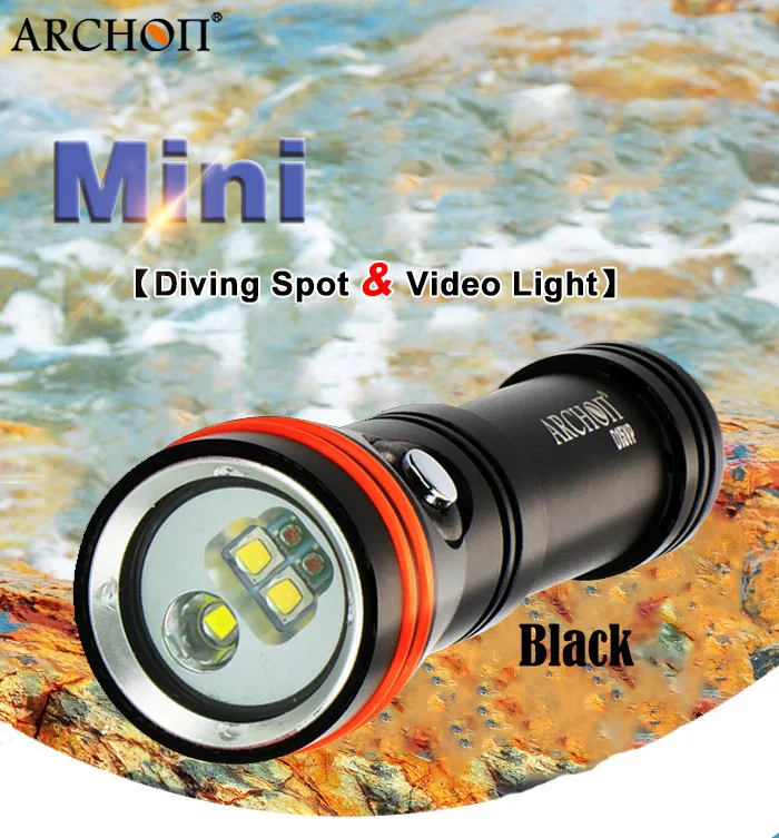  2018  ARCHON D15VP Diving Video Spot Light CREE LED Max 1300 lumens 110 / 30 degree 100M underwater - 32854360452