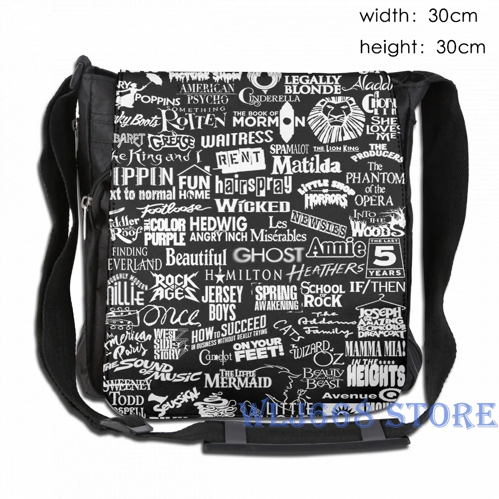 Забавные сумки через плечо с графическим принтом для женщин broadway baby {черно-белая версия} рюкзак на одно плечо для путешествий для мужчин спортивная сумка - Цвет: One Size