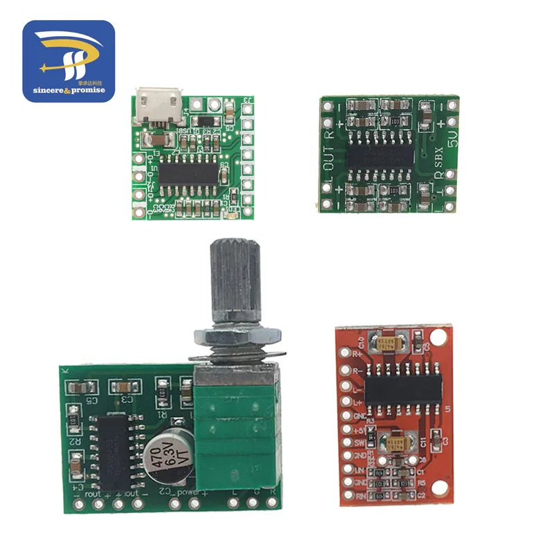 

PAM8403 module digital power amplifier board miniature class D power amplifier board 2 * 3 w high 2.5 ~ 5 v USB power supply