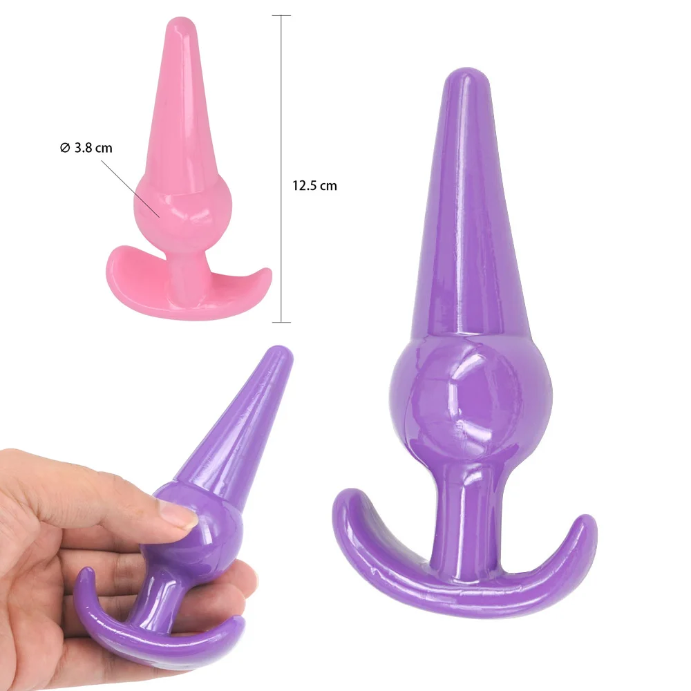 Anal Toys Soft Silicone Beads Butt Plug Jelly Real Skin Feeling Clitoris Stimulator Prostate Massager Adult Sex Products | Красота и