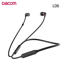 Dacom L06, беспроводная bluetooth-гарнитура, наушники, спортивные, стерео, басы, наушники-вкладыши, шейные наушники, гарнитура с микрофоном для телефона