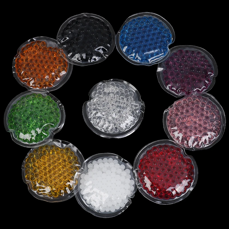 1pc Reusable Heat Ice Gel Pack Pain Relief Soft Massager Hot/Cold First Aid Gel Bead Ice Bag Body Massage