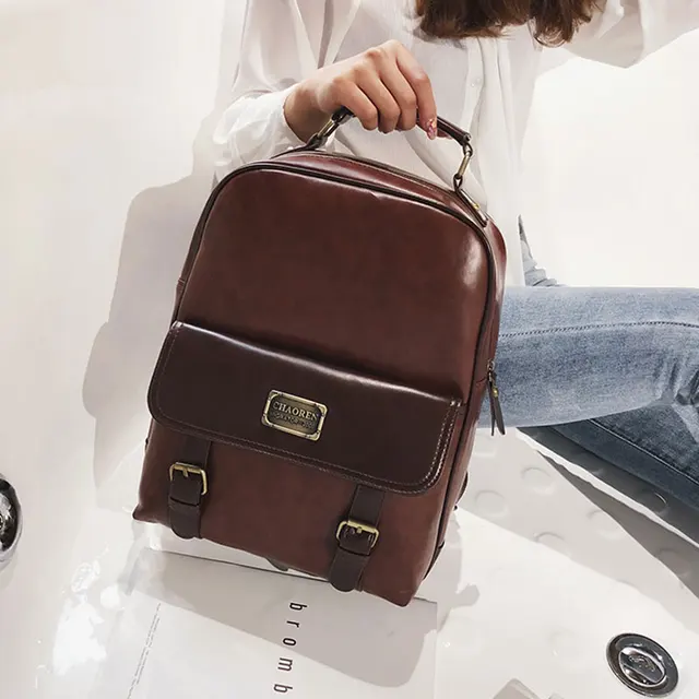 Buy High Quality Leather Schoolbag Women's Shoulder