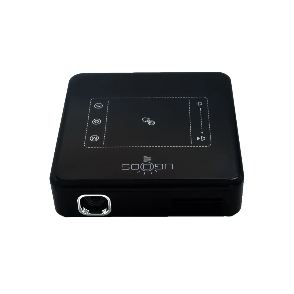 Портативный мини DLP проектор D13 с интеллектуальной сенсорной панелью Android 7 1 Wi Fi