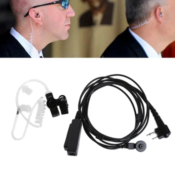

New 2017 arrival 2-Way Acoustic Tube Earpiece Headset PTT Mic For Motorola Radio Walkie Talkie Hot Sale