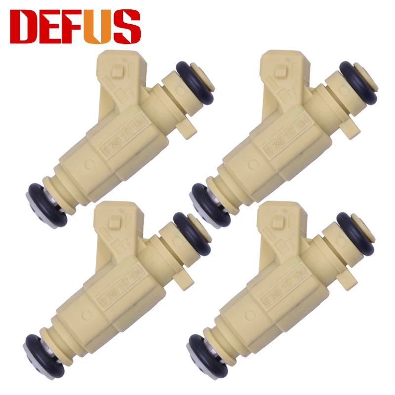 Топливный инжектор DEFUS 4X OEM 0280157104 Bico Инжектор для Chevrolet Agile Celta кобальт призма