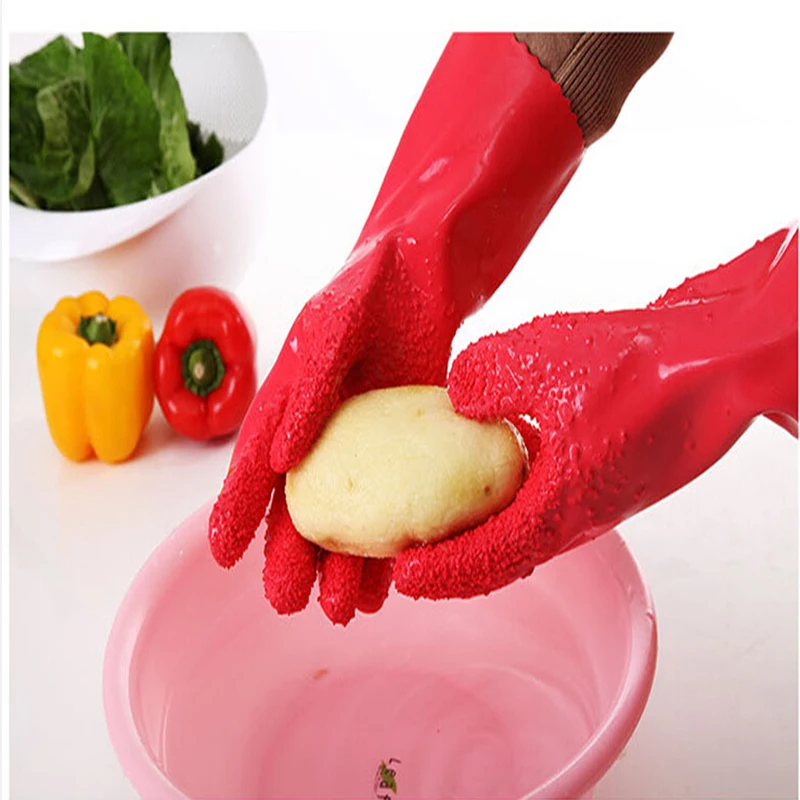 High Quality Home Potatoes Cleaning Gloves Kitchen Magic Non slip