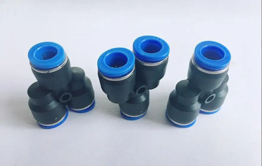 

5pcs Air pipe joint quick insertion quick joint PU pneumatic joint three-way PY-4 PY-6 PY-8 PY-10 PY-12 PY-14 PY-16