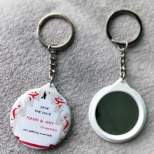 50 шт Itschy брелок имя, дата с зеркалом на заказ ersonalized свадебные сувениры и свадебные подарки для гостей Свадебные сувениры