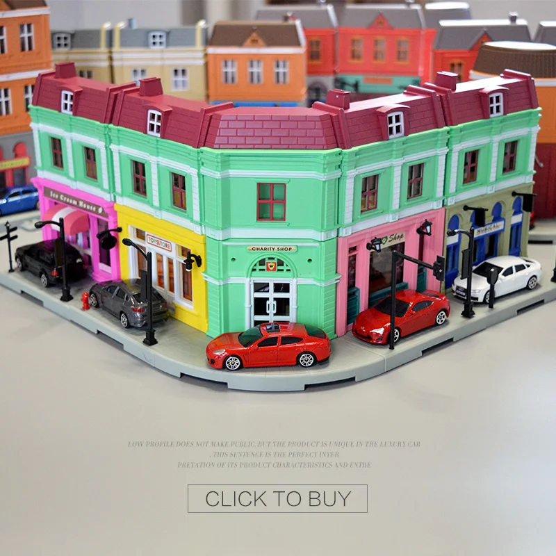 1 набор конструктор Город улица|model building|toy modelmodel city |