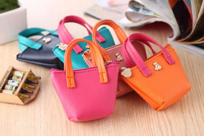

5 Colors Coin Purses for Girls Kid Wallets Cartoon Animal Printed Mini Bag Children Storage Bag Monederos Pequenos 9*6*2cm