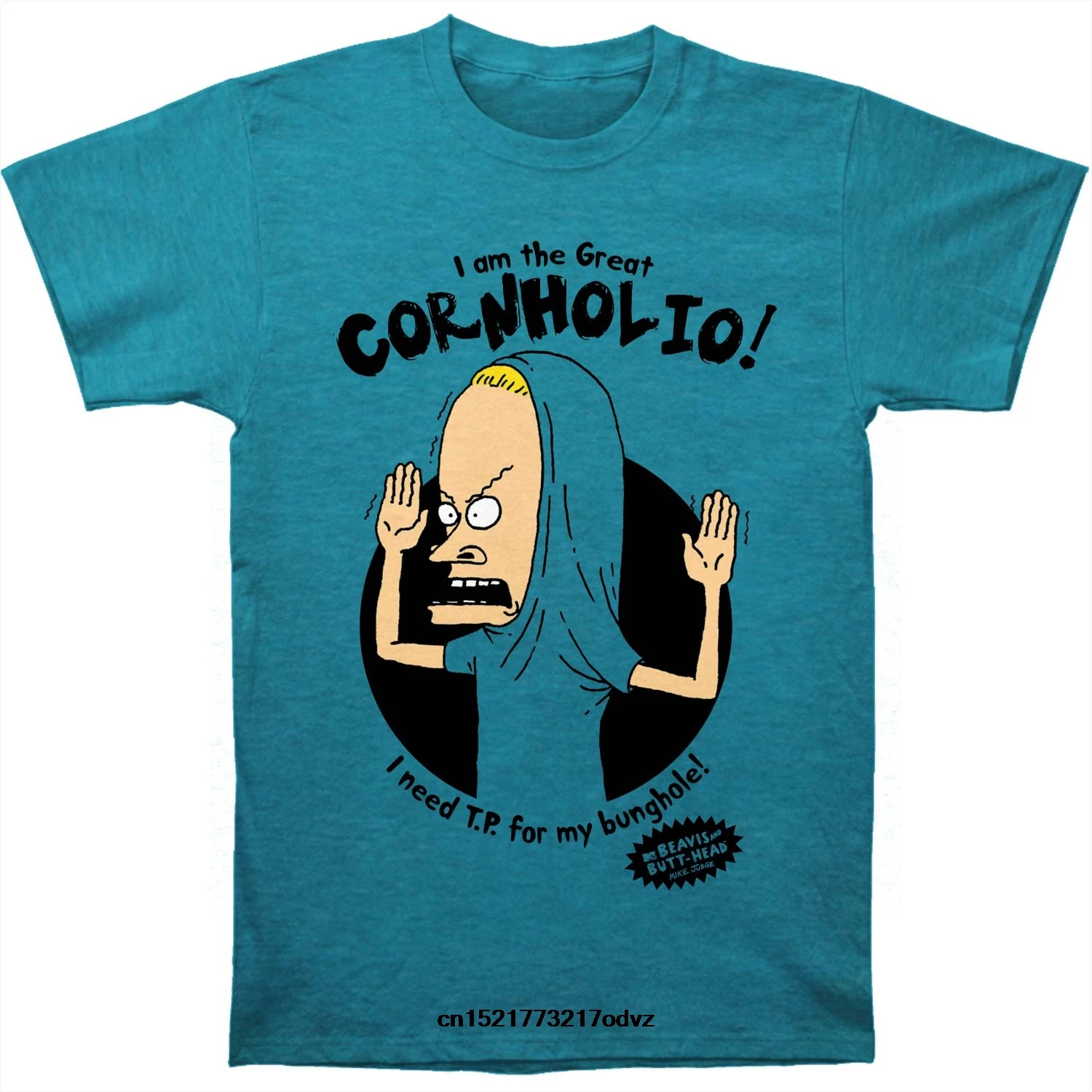 

funny t shirt men novelty tshirt Beavis & Butthead The Great Cornholio T-shirt